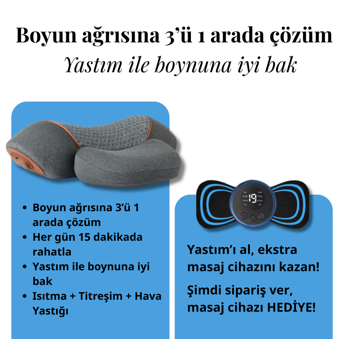 Yastım 3’ü 1 Arada Boyun Yastığı